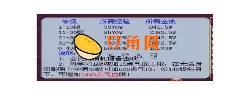 梦幻西游强壮加多少血(图1)
