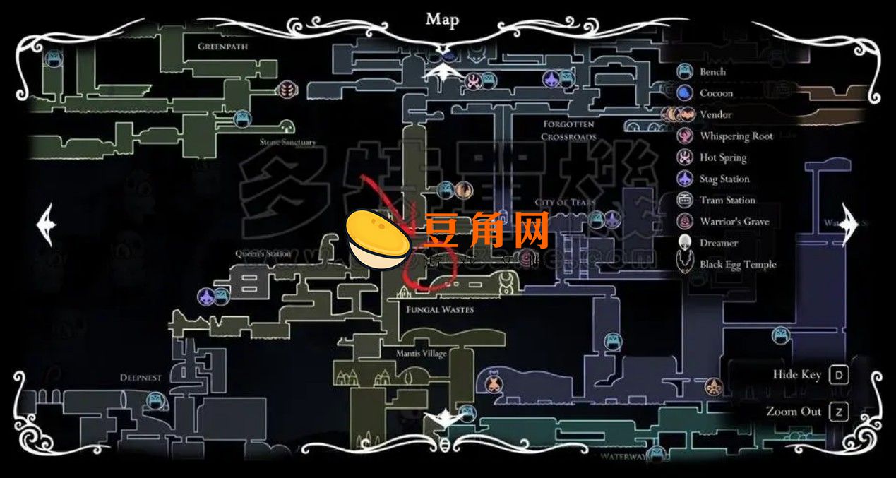 空洞骑士爱之塔在哪(图1)