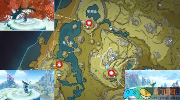 原神庆云顶机关开启与快速俯瞰风景的妙技(图1)