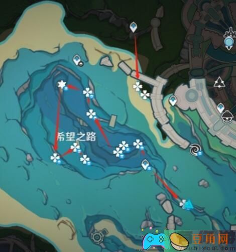 原神枫丹海露花的采集方法与收集路线-原神枫丹海露花采集方法(图1)
