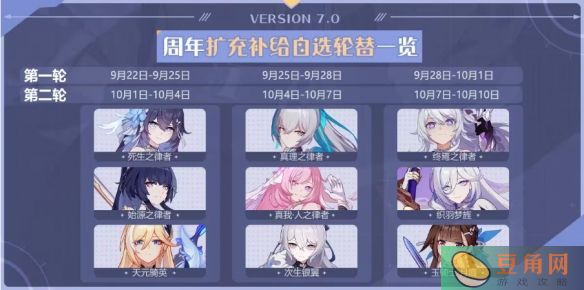 崩坏3七周年庆典自选补给活动盛大启动-崩坏3七周年庆自选补给角色该怎么选择(图1)