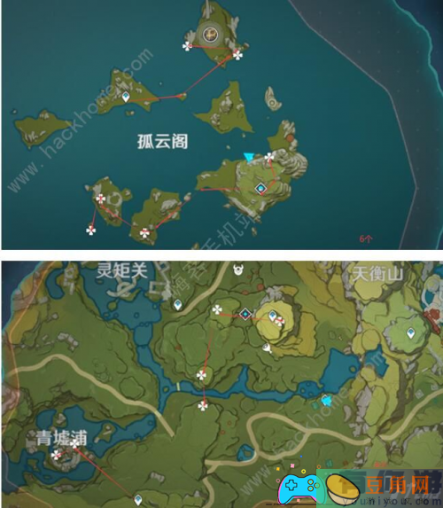 原神手游清心采集点位置在哪里和清心刷新位置(图1)