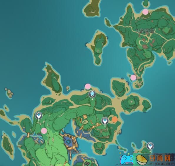 原神雷樱树刷新地点位置图(图1)
