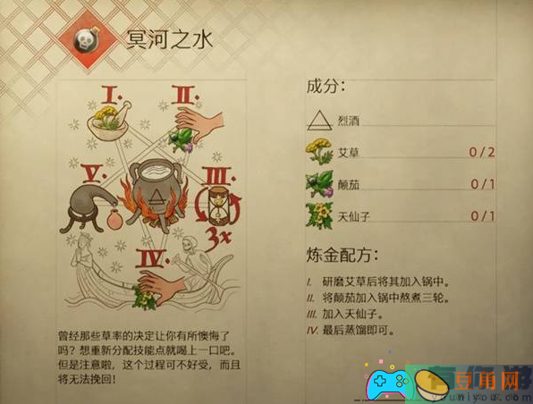 天国拯救2洗点药水怎么做配方介绍(图1)